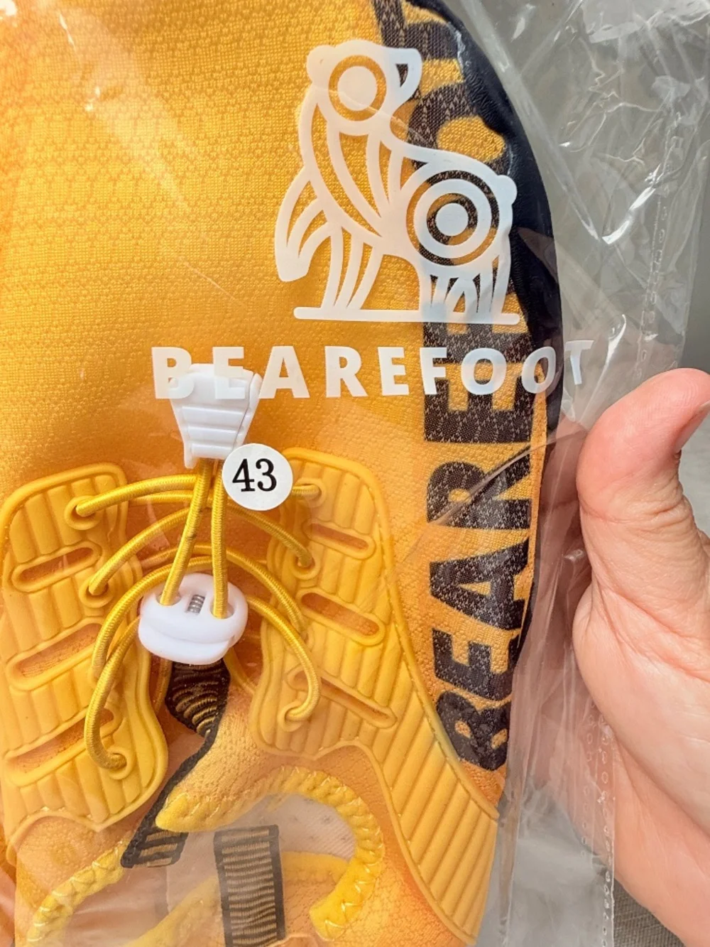 Yellow Bearfoot Hazers Zero Drop EU Size 43 Gym Training Shoes New In Package